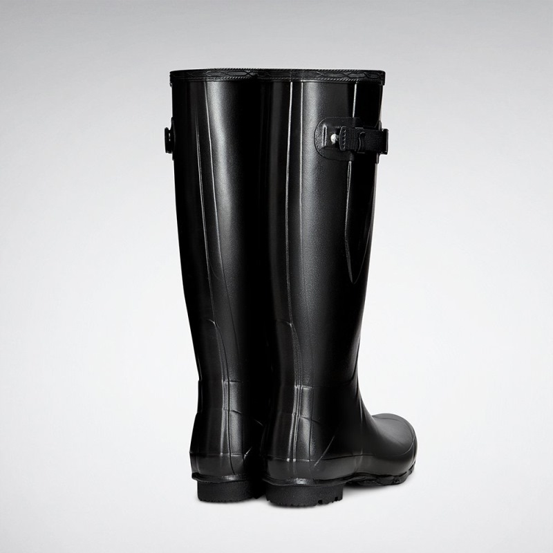 Hunter Wellies Stockists Ireland Hunter Norris Field Side Adjustable Black Womens Tall Wellies Ireland